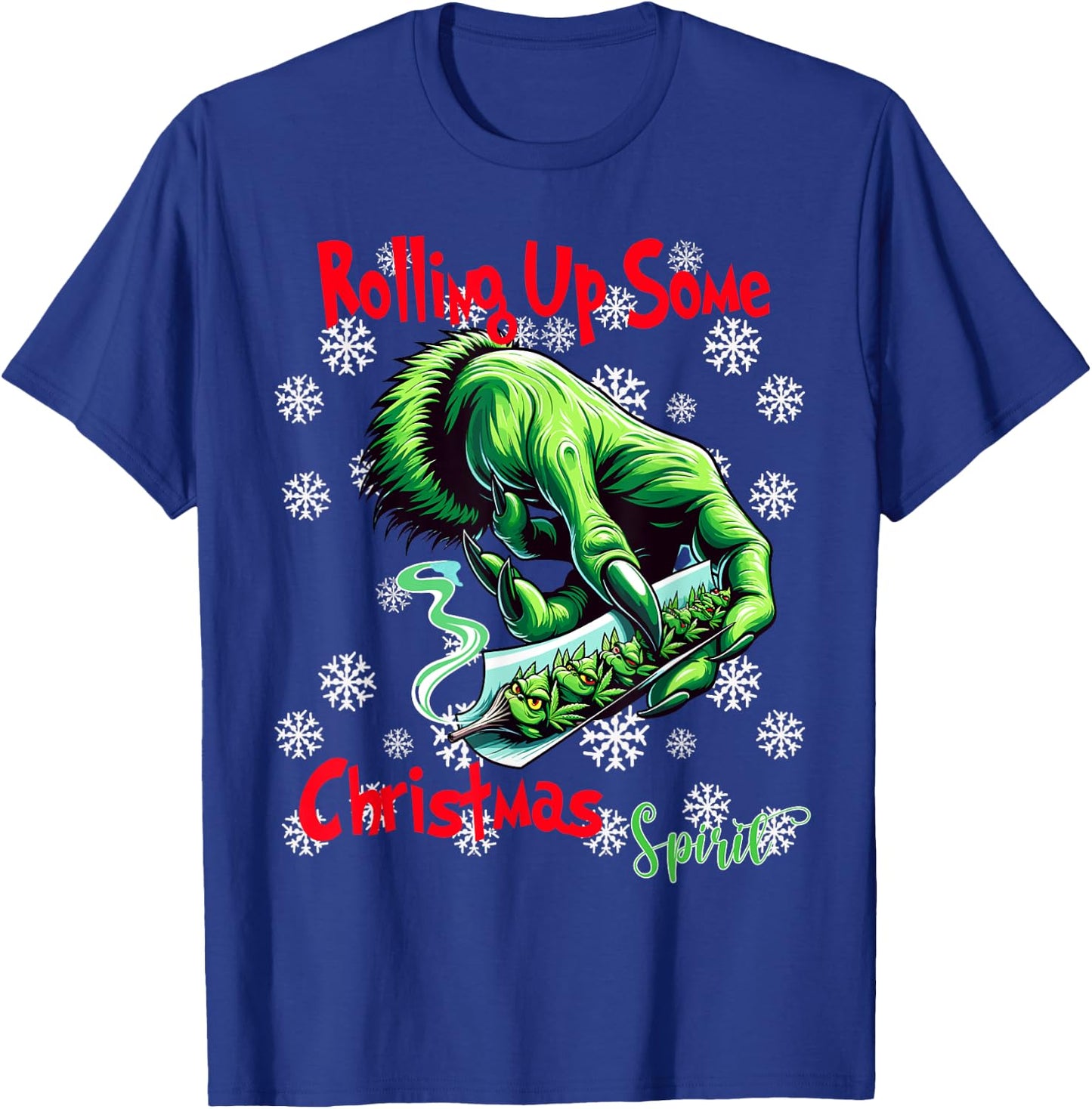 Rolling Up Some Christmas Spirit Christmas Tree Cakes Snack T-Shirt - T-Shirt | Royal