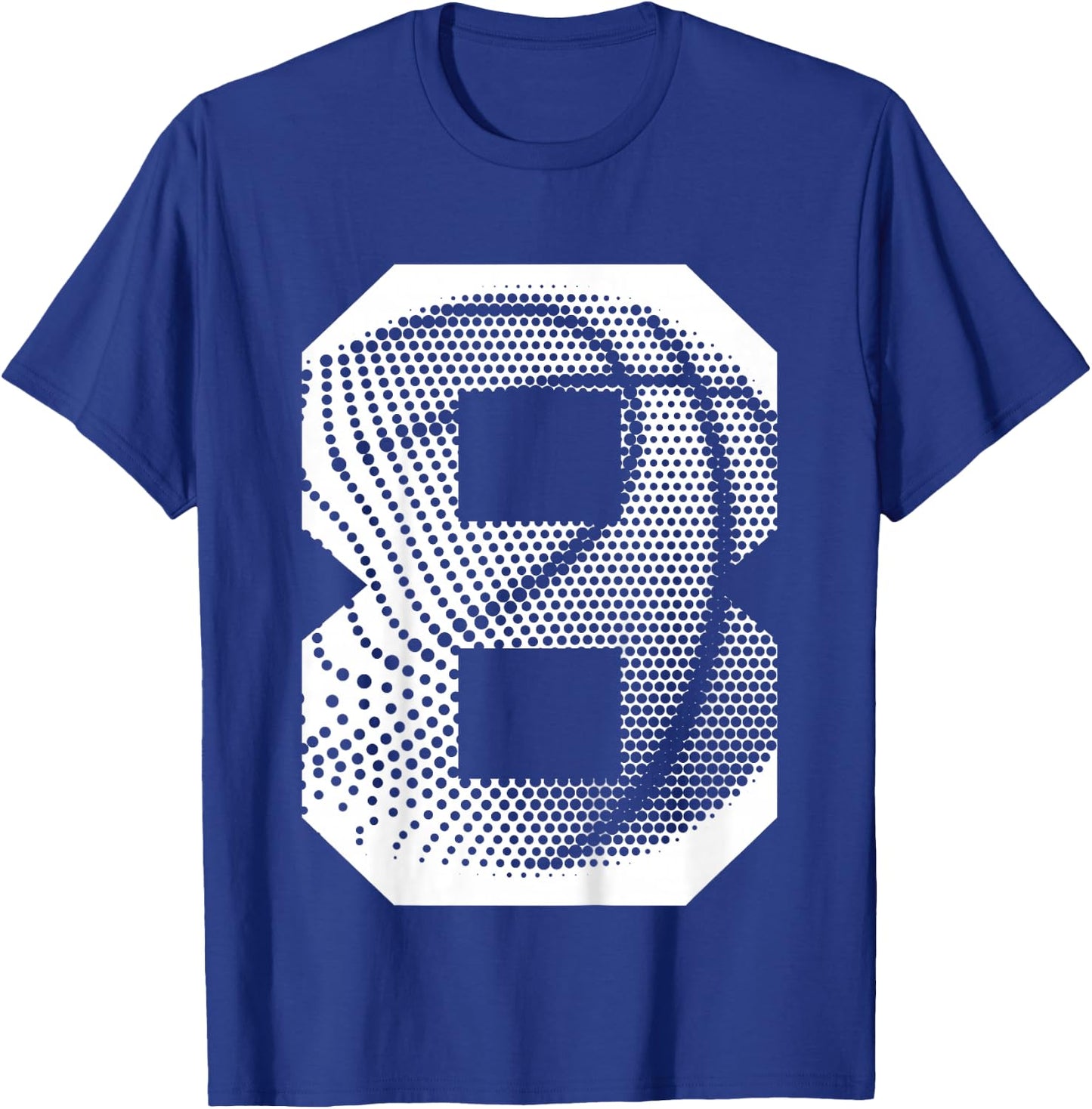 Kids 8th Birthday Boy Basketball Player Basketball 8 Years Old T-Shirt - T-Shirt | Royal