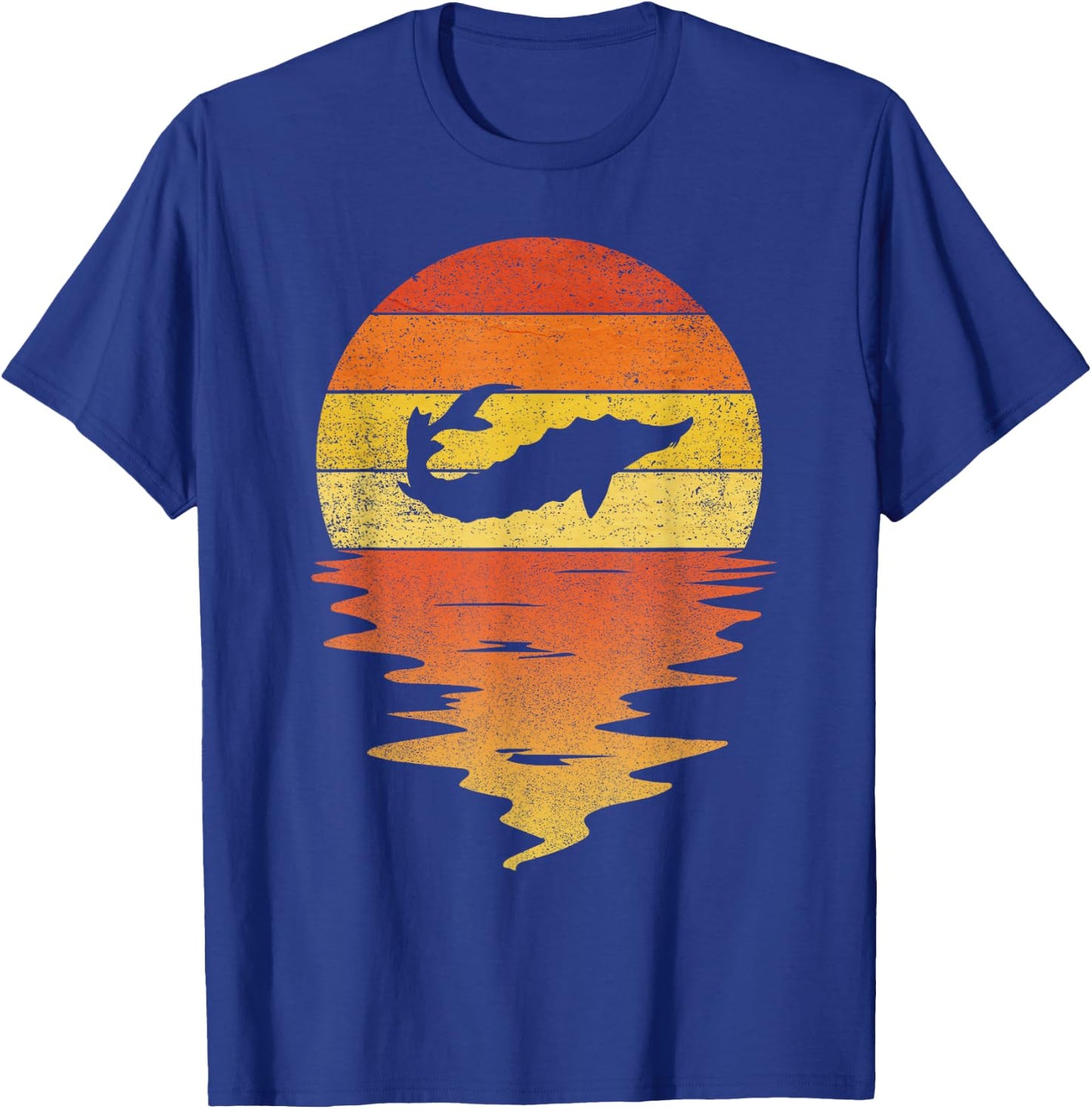 Sturgeon shirt retro sunset 70s vintage Sturgeon T-Shirt - T-Shirt | Royal