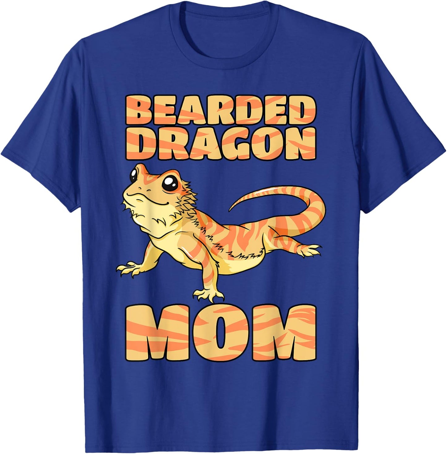 Bearded Dragon Mom Gecko Lizard Reptile Pet Mother's Day T-Shirt - T-Shirt | Royal