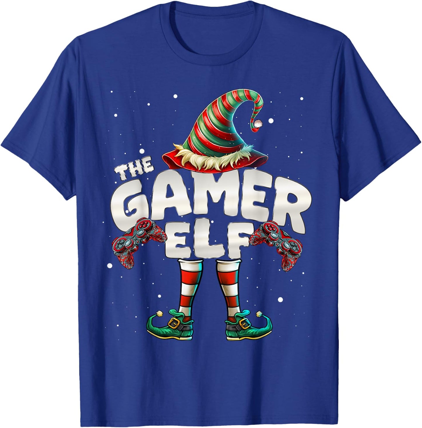 I'm The Gamer Elf Family Matching Group Christmas T-Shirt - T-Shirt | Royal