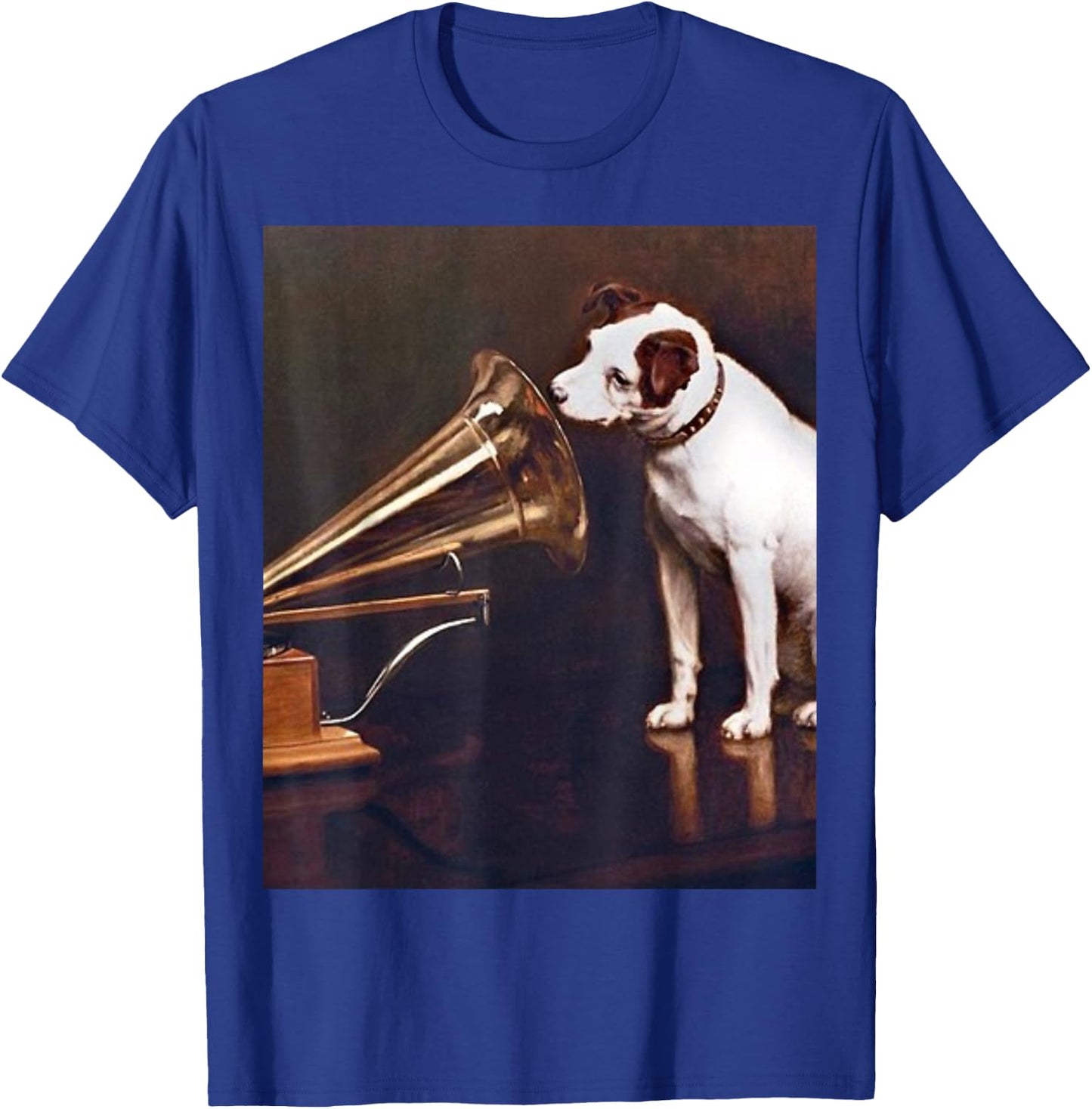 Nipper The RCA His Masters Voice Dog T-Shirt - T-Shirt | Royal