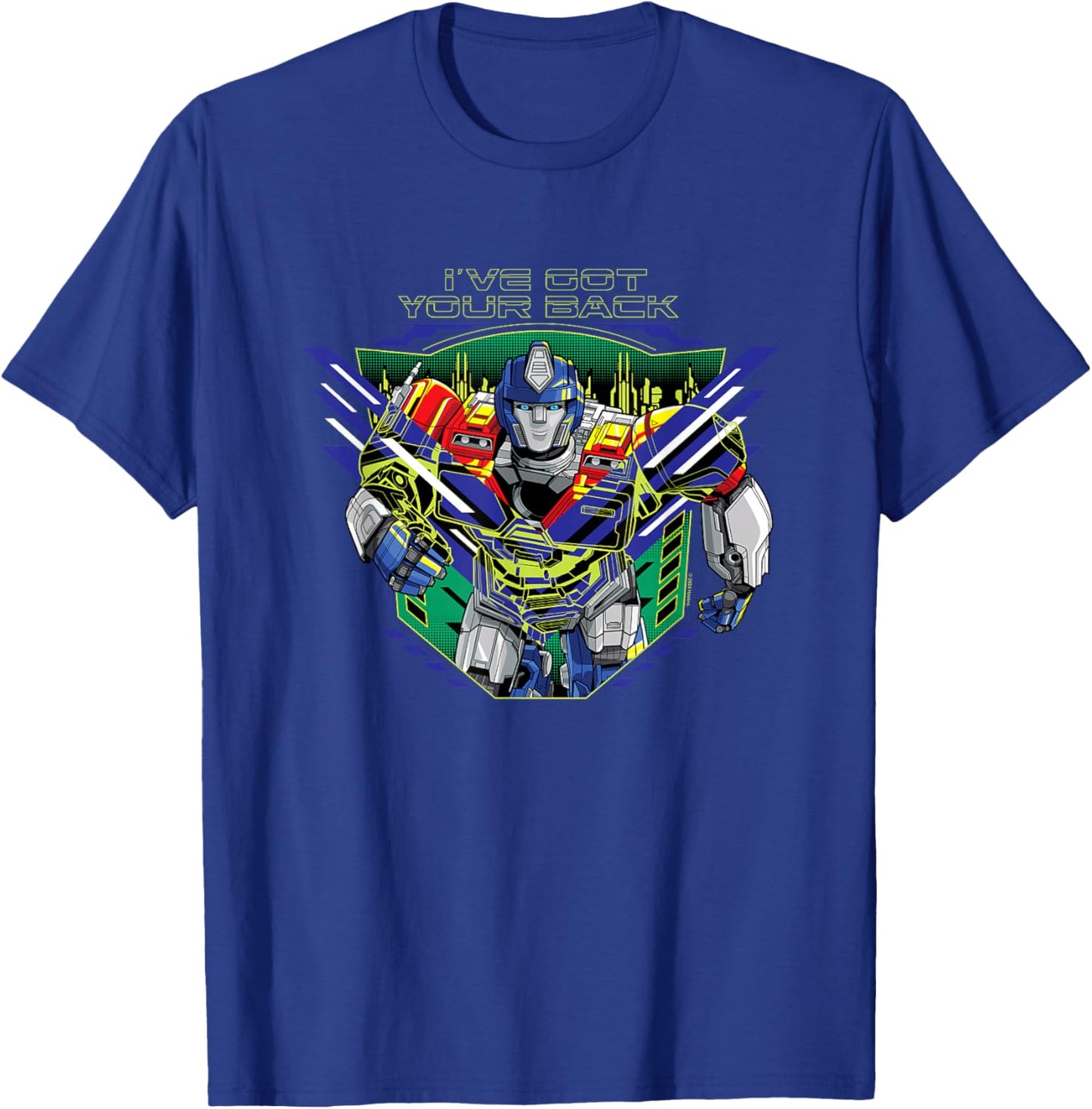Transformers One I've Got Your Back Orion Pax Logo T-Shirt - T-Shirt | Royal