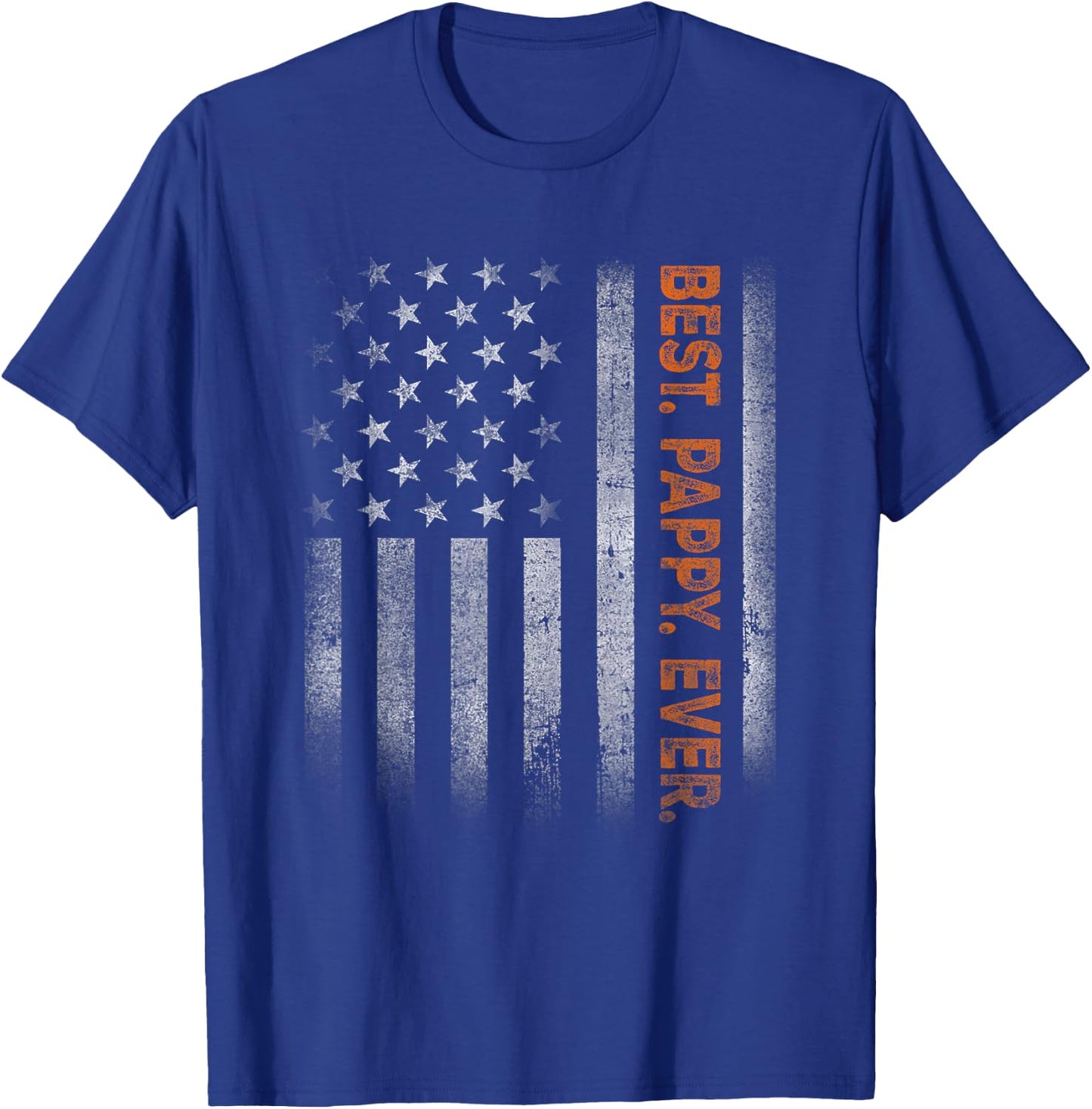 Pappy American Flag Father's Day For Pappy From Daughter T-Shirt - T-Shirt | Royal
