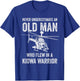 Old Man Who Flew In A Kiowa Warrior OH-58D Kiowa Helicopter T-Shirt - T-Shirt | Royal