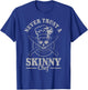 Never Trust A Skinny Chef Cook Funny Cooking Chef Gift Men T-Shirt - T-Shirt | Royal
