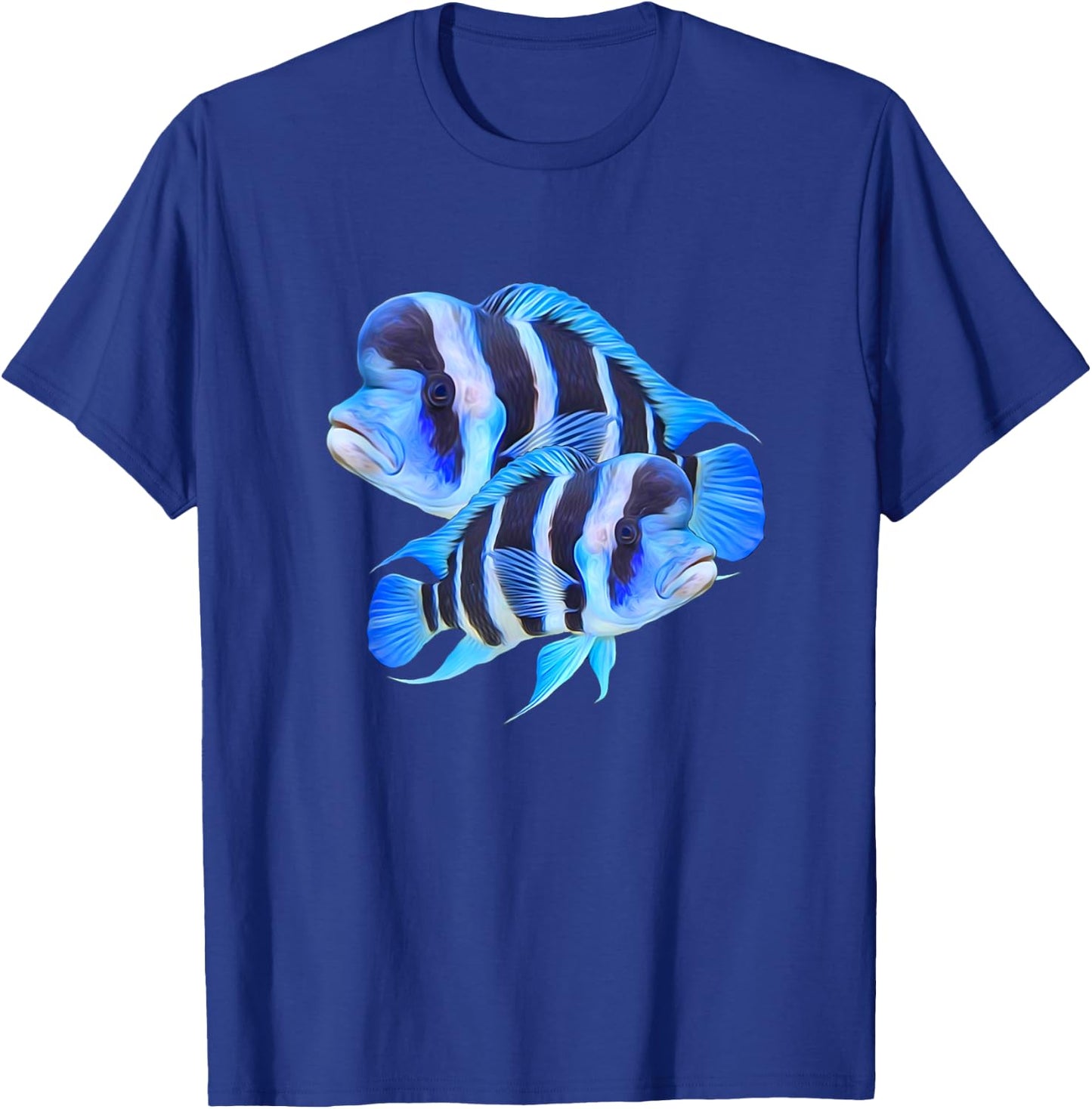 Frontosa Cichlid Fish Aquarium Owners Monster Fish Gift T-Shirt - T-Shirt | Royal