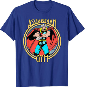 Marvel Thor Retro Comic Book Asgardian Gym T-Shirt - T-Shirt | Royal