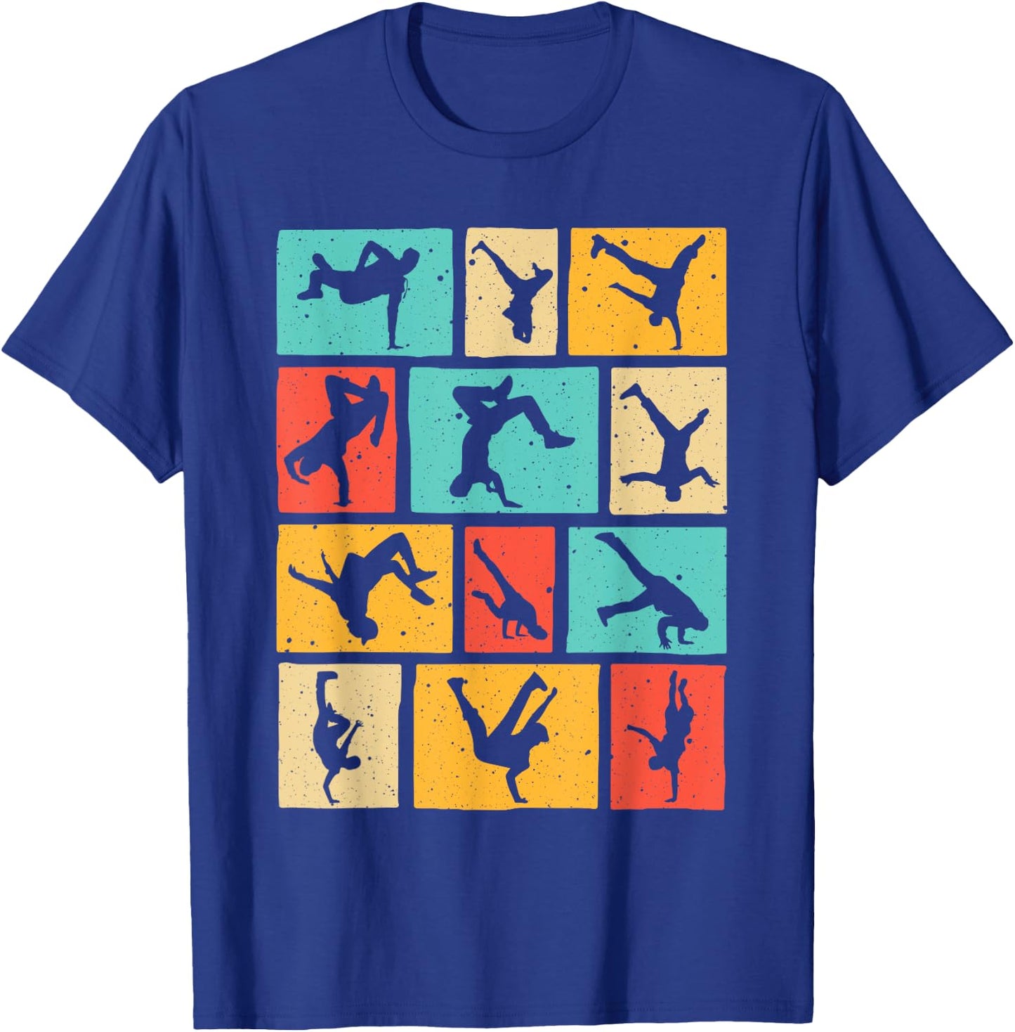 Funny Break Dancing Gift Vintage Hip-Hop Cool Break Dancer T-Shirt - T-Shirt | Royal