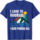 Camping Hookup I Hate Pulling Out Vintage Camper and Truck T-Shirt - T-Shirt | Royal