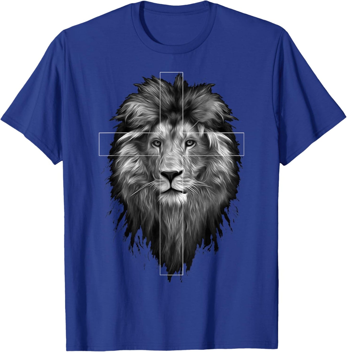 Jesus Lion of Judah | Christian Jesus T-Shirt - T-Shirt | Royal