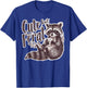 Cute But Feral Funny Raccoon Memes Coffee Raccoon Opossum T-Shirt - T-Shirt | Royal