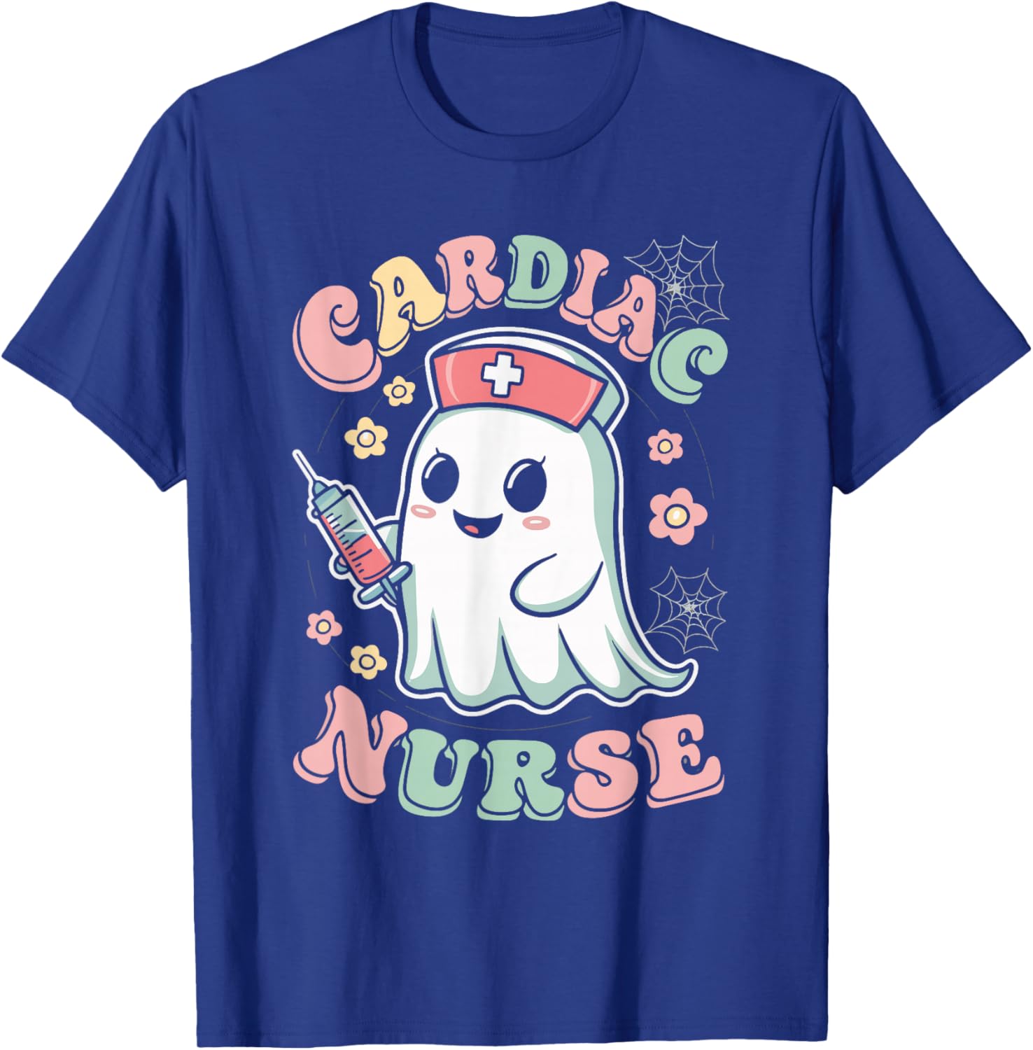 Cardiac Nurse Cardiology Heart Care T-Shirt - T-Shirt | Royal