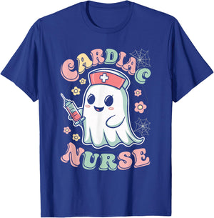 Cardiac Nurse Cardiology Heart Care T-Shirt - T-Shirt | Royal
