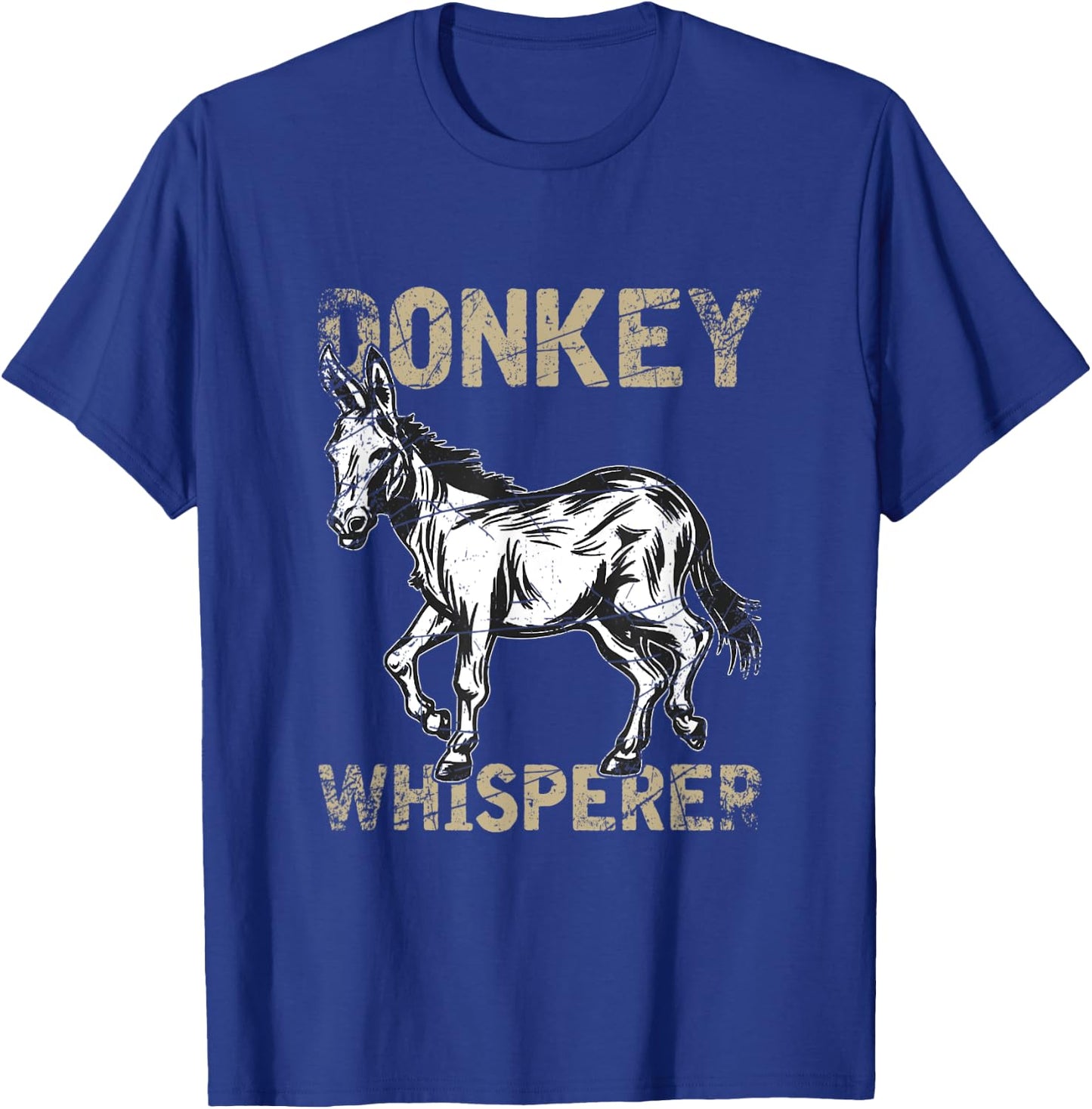 Donkey Whisperer Donkey T-Shirt - T-Shirt | Royal