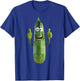 Zucchini Fruit Vegetables Design Zucchini - -Adults, Kids - Black - Cotton 60%, Polyester 40% - Short Sleeve - U-Neck - Small - Classic Fit - Imported T-Shirt - T-Shirt | Royal