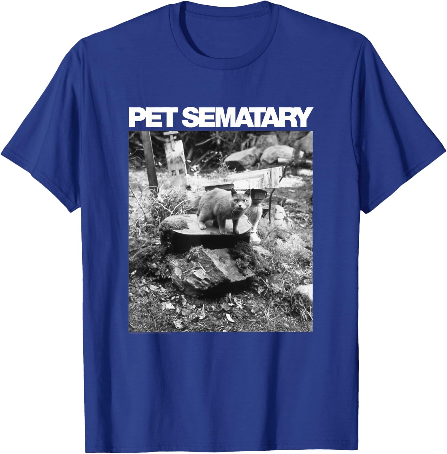 Pet Sematary Church on Grave T-Shirt - T-Shirt | Royal