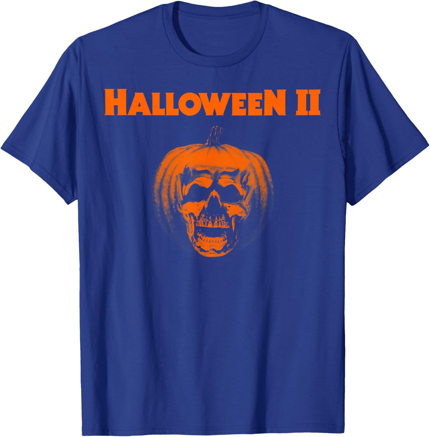 Halloween 2 Pumpkin Face Logo T-Shirt - T-Shirt | Royal