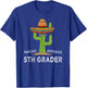 Fun Fifth Grader Back To School | Funny 5th Grade Student T-Shirt - T-Shirt | Royal