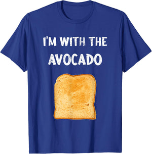 Funny Thanksgiving shirt I 'am with The Avocado T-Shirt - T-Shirt | Royal