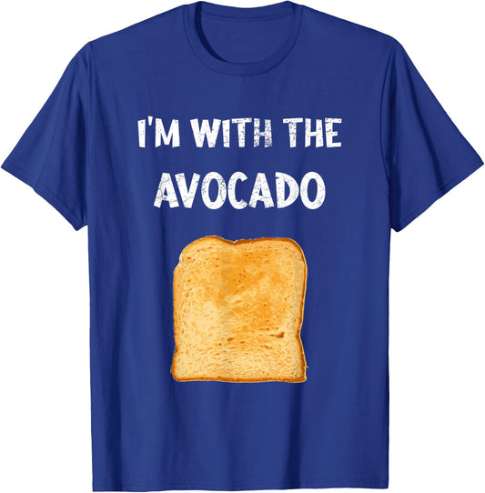 Funny Thanksgiving shirt I 'am with The Avocado T-Shirt - T-Shirt | Royal