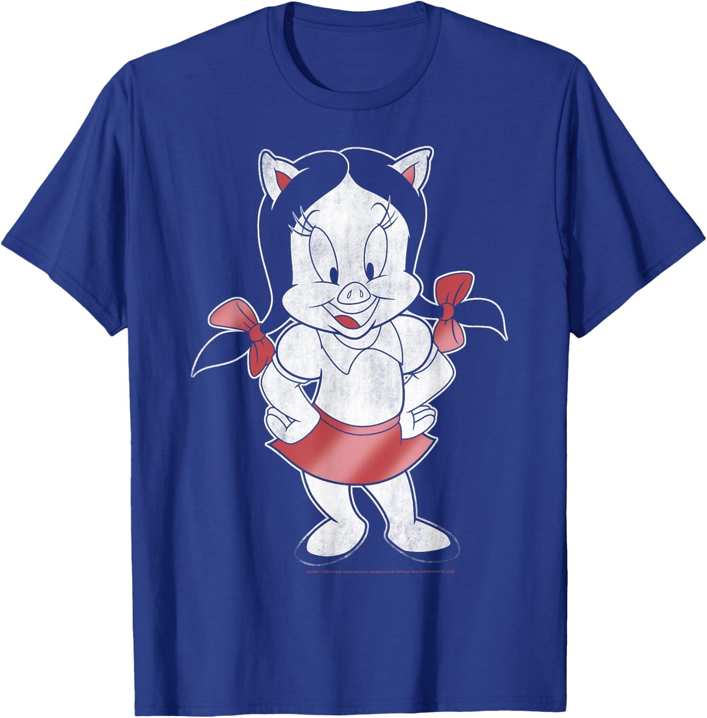 Looney Tunes Petunia Pig Portrait T-Shirt - T-Shirt | Royal