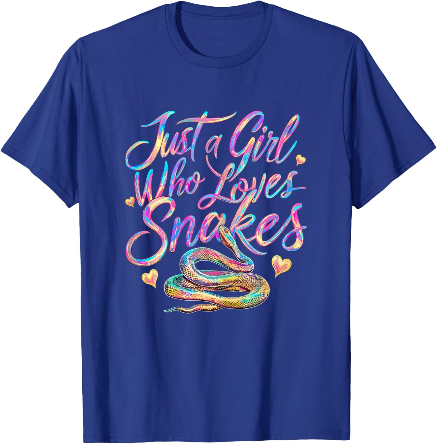 Snake Just A Girl Who Loves Snakes T-Shirt - T-Shirt | Royal
