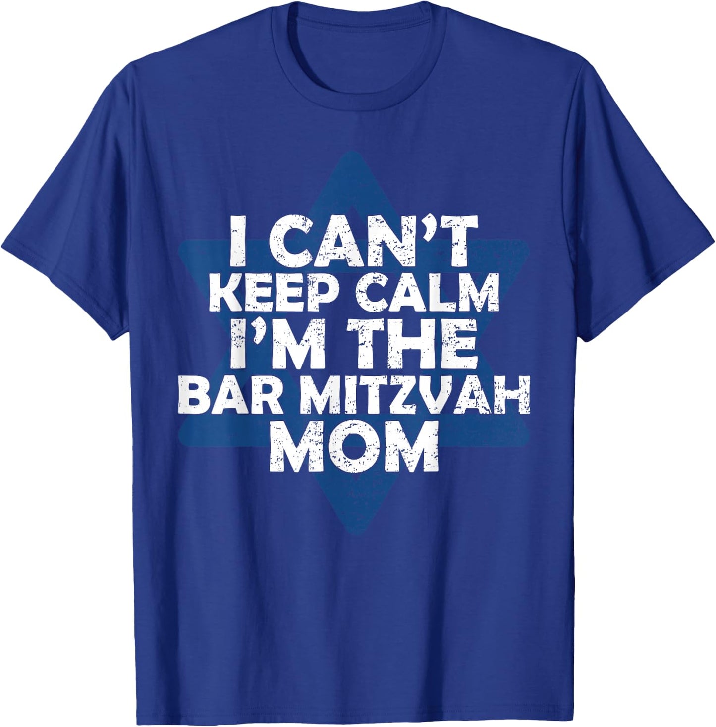 Magen David Jewish Mom Bar Mitzvah T-Shirt - T-Shirt | Royal
