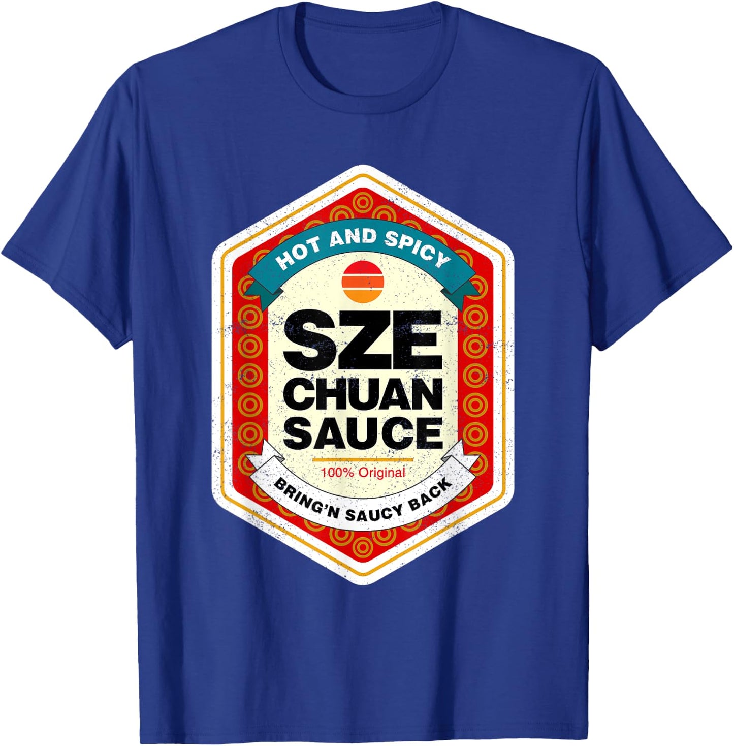 Szechuan Sauce Funny Condiment Halloween Costume T-Shirt - T-Shirt | Royal