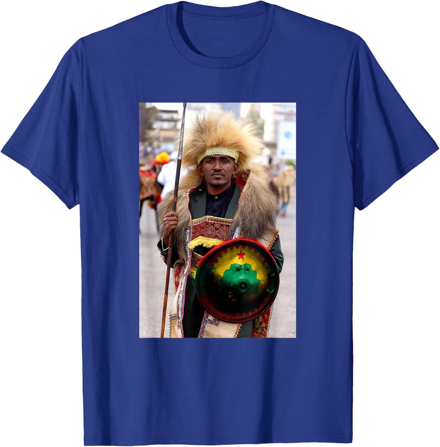 Oromo hero flag Ethiopian Oromo proud gift T-Shirt - T-Shirt | Royal