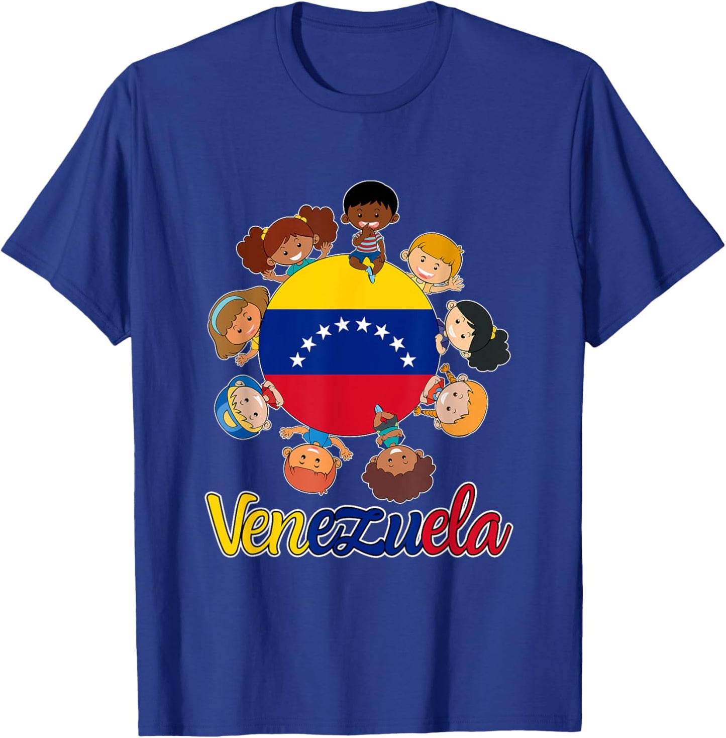 Hispanic Heritage Month Venezuela Kids Boys Girls Toddler T-Shirt - T-Shirt | Royal
