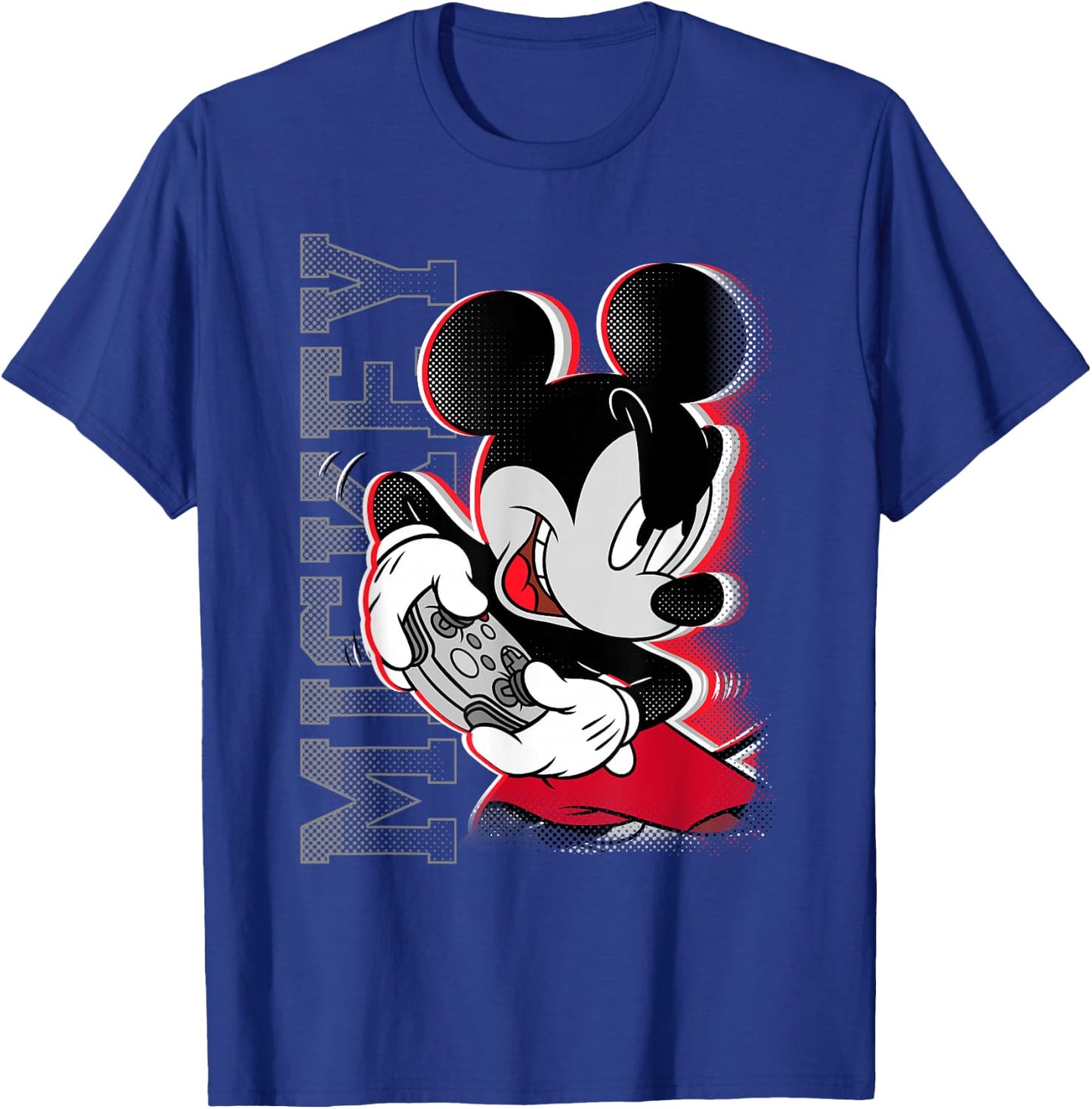 Disney Mickey Mouse Games Hard Controller Envy T-Shirt - T-Shirt | Royal