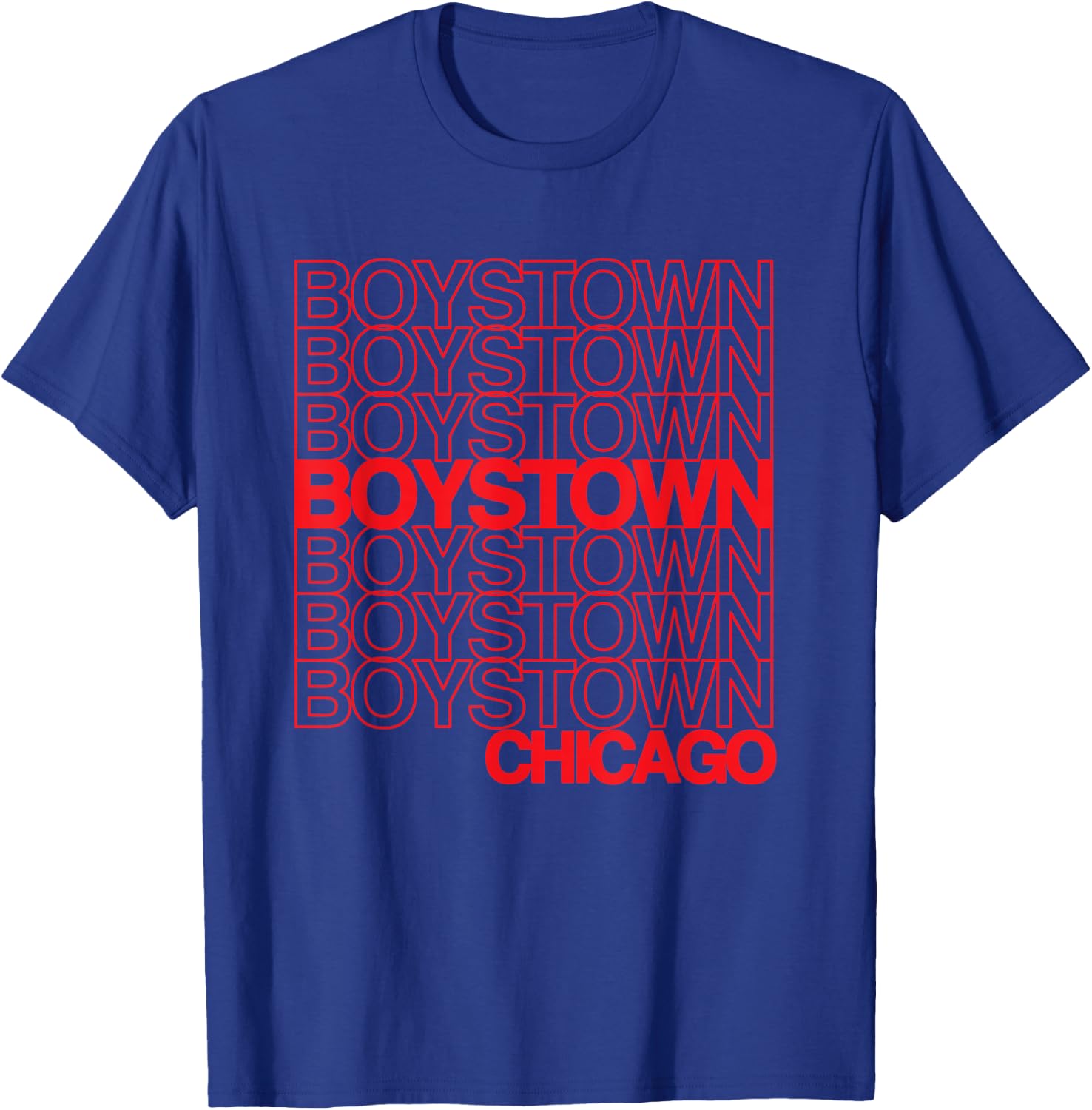 Boystown Chicago for Boystown Pride T-Shirt - T-Shirt | Royal