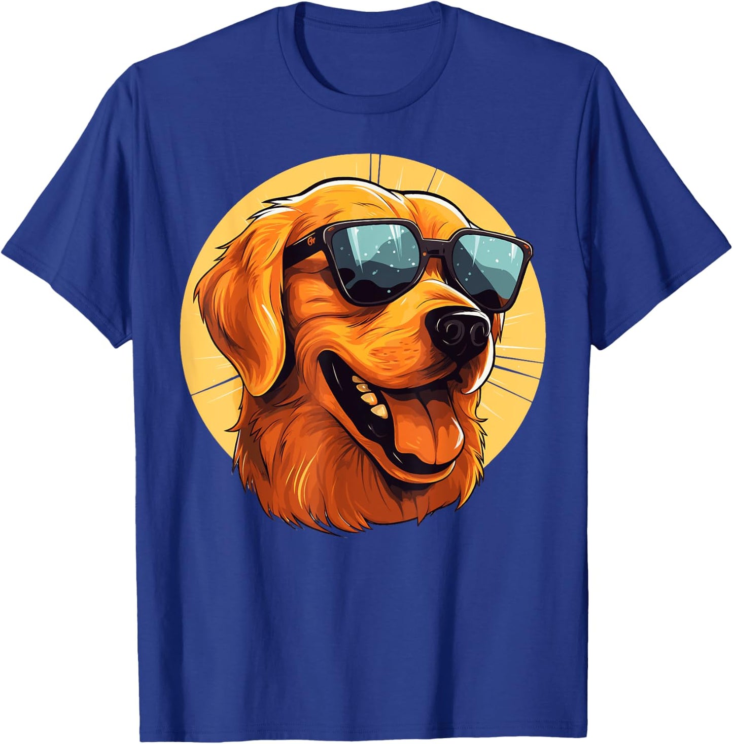 Golden Retriever for Kid Boys Girls Funny Dog Lover T-Shirt - T-Shirt | Royal