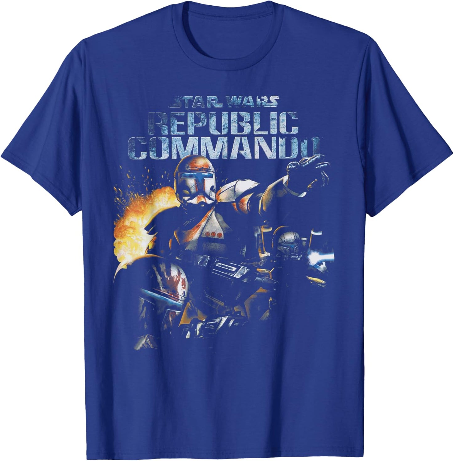 Star Wars Republic Commando Video Game T-Shirt - T-Shirt | Royal