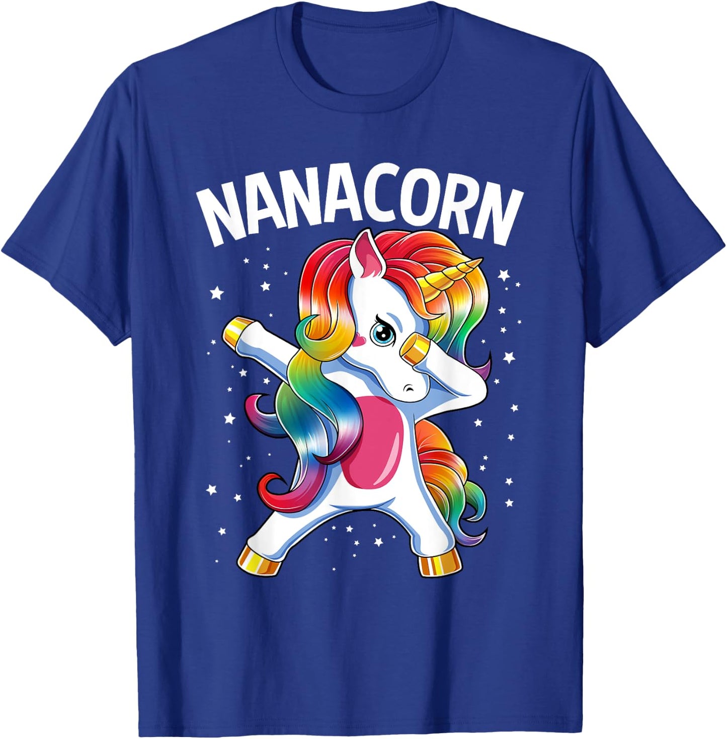 Nanacorn Dabbing Unicorn Nana Mother's Day T-Shirt - T-Shirt | Royal