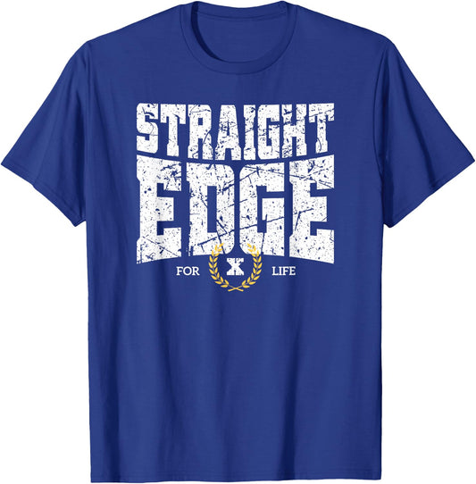 Straight Edge Saying Quote For Straight Edger Lifestyle XXX T-Shirt - T-Shirt | Royal