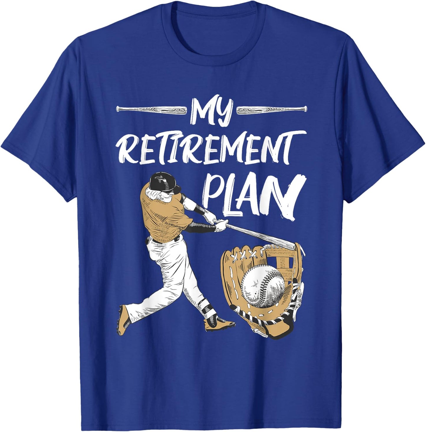Baseball - Retirement Gifts T-Shirt - T-Shirt | Royal