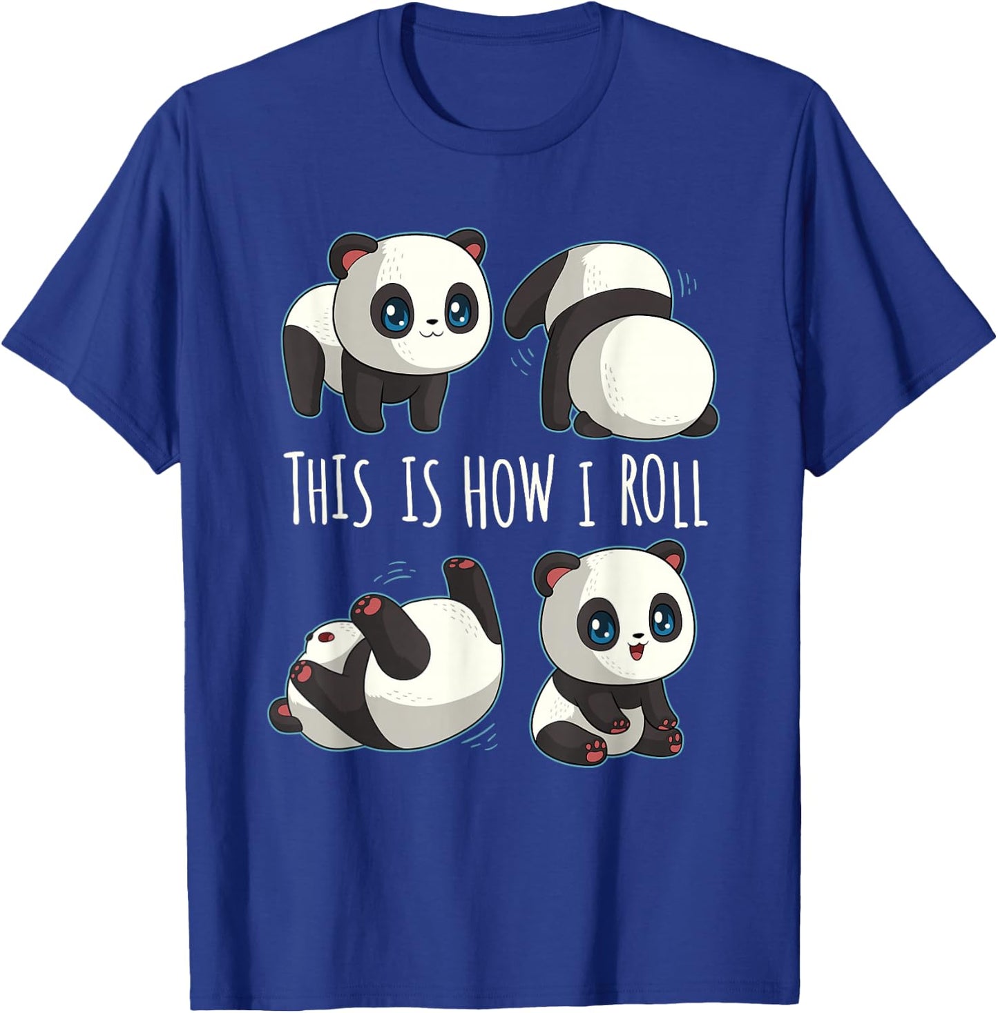 Cute Panda Shirts for Girls Little Bear Panda Gifts T-Shirt - T-Shirt | Royal