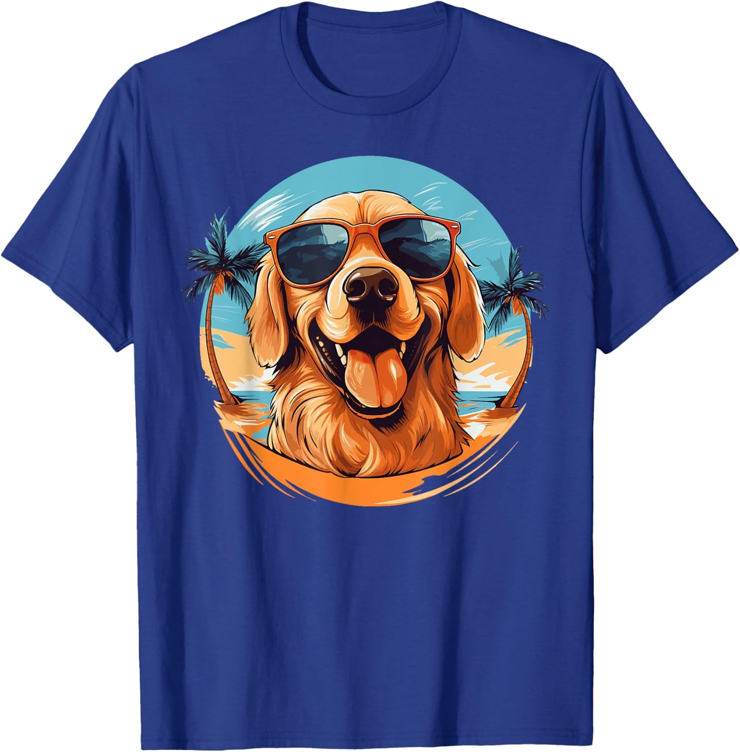 Golden Retriever for Kid Boys Girls Funny Dog Lover T-Shirt - T-Shirt | Royal