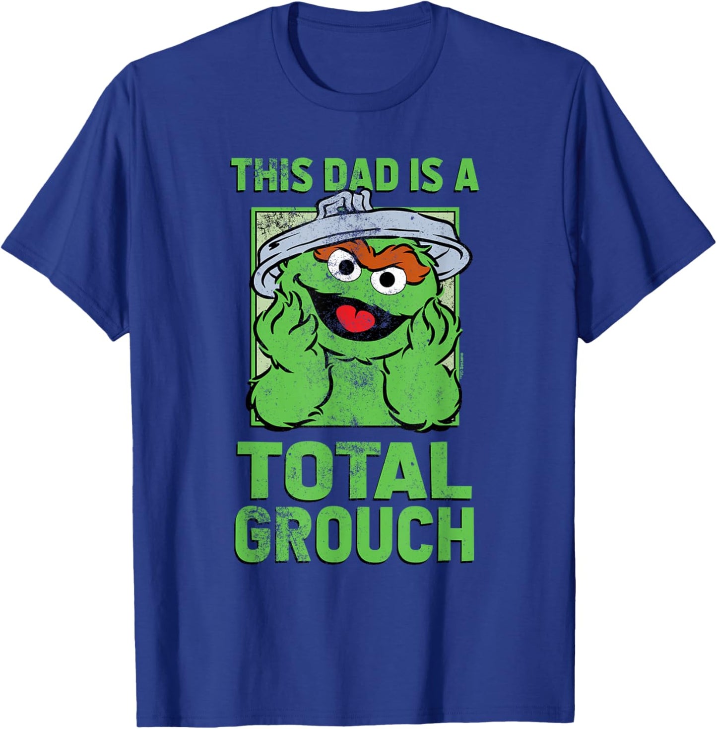 Sesame Street Father's Day Total Grouch Dad T-Shirt - T-Shirt | Royal