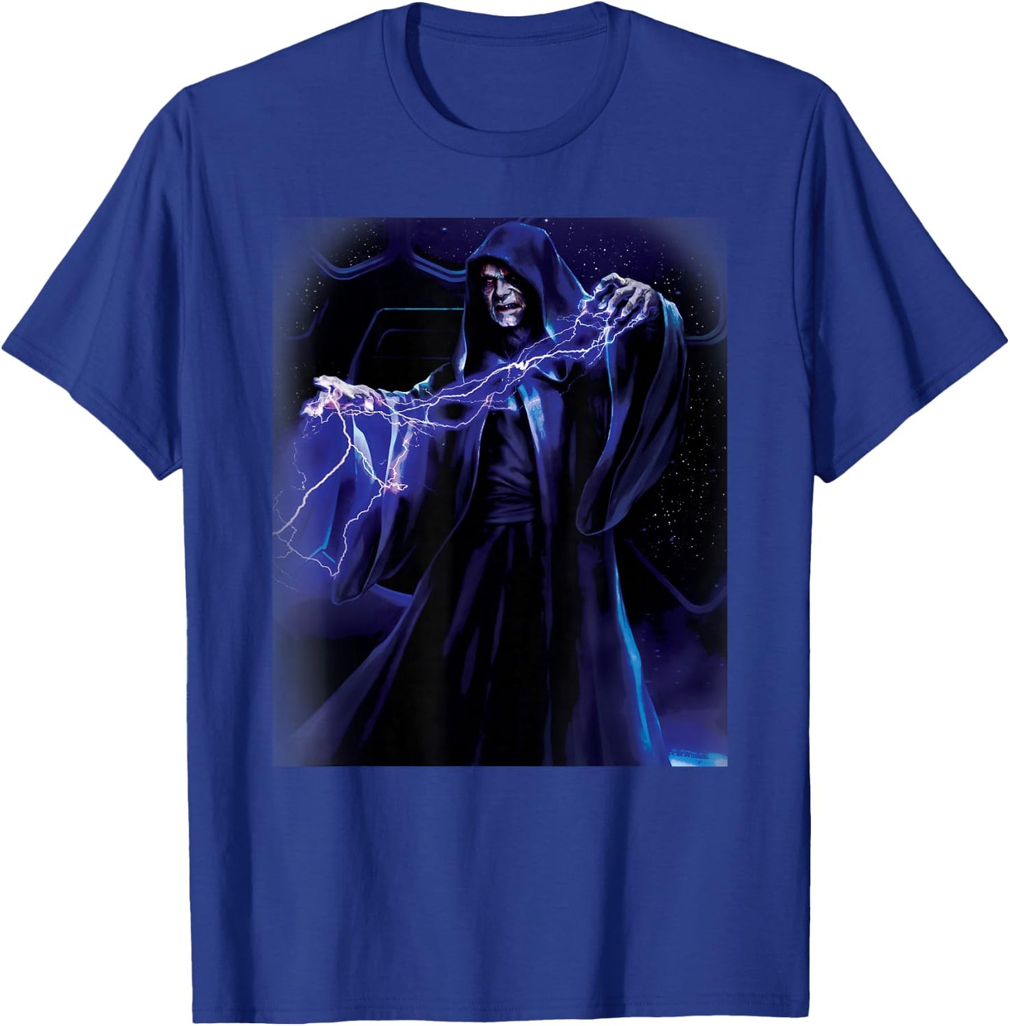 Star Wars Emperor Palpatine Darth Sidious Force Lightning T-Shirt - T-Shirt | Royal