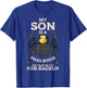 My Son Is A Police Officer Proud Police Mom Dad Cop Family T-Shirt - T-Shirt | Royal