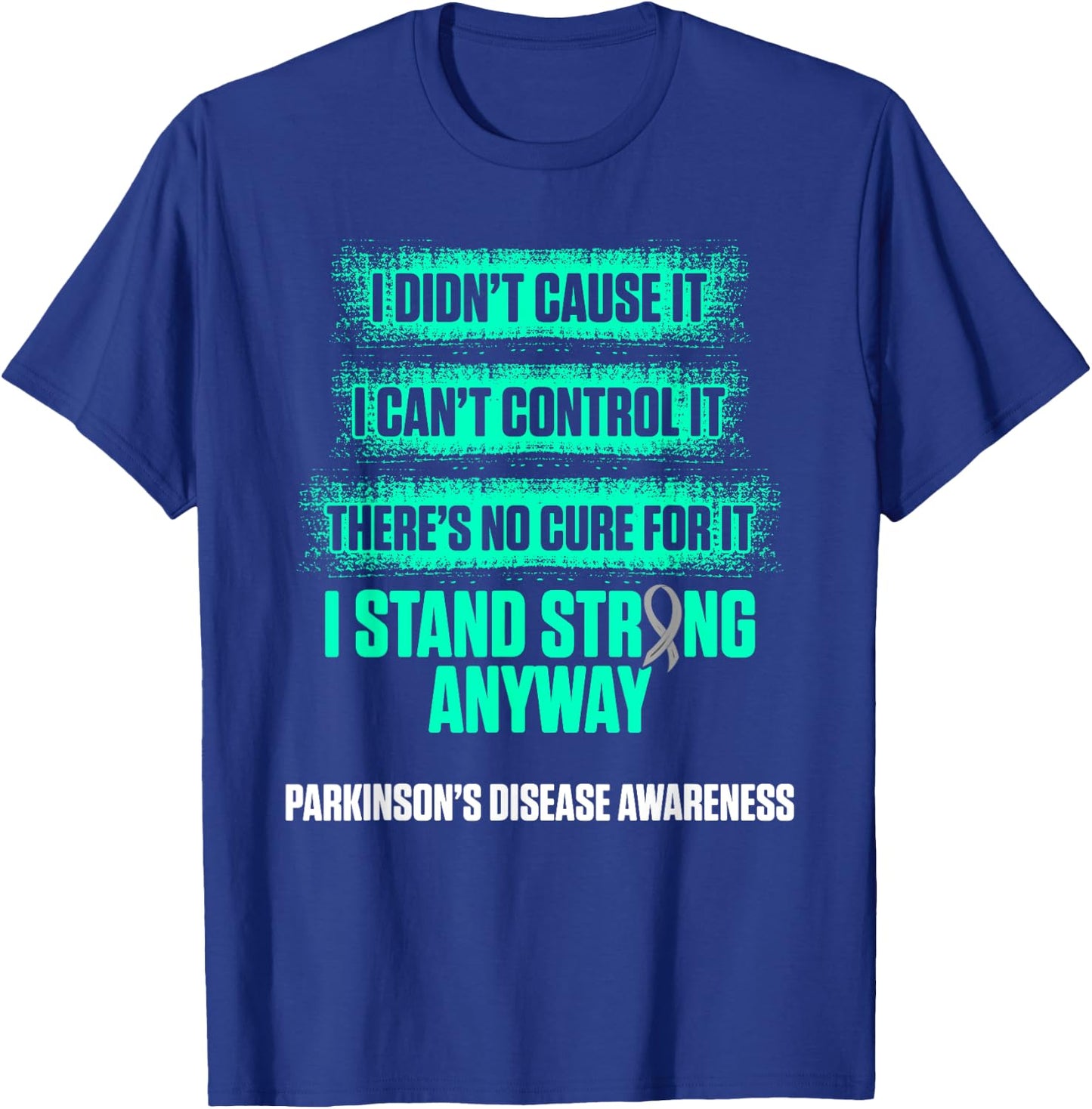 Parkinsons Disease Awareness Cause Warrior Survivor T-Shirt - T-Shirt | Royal