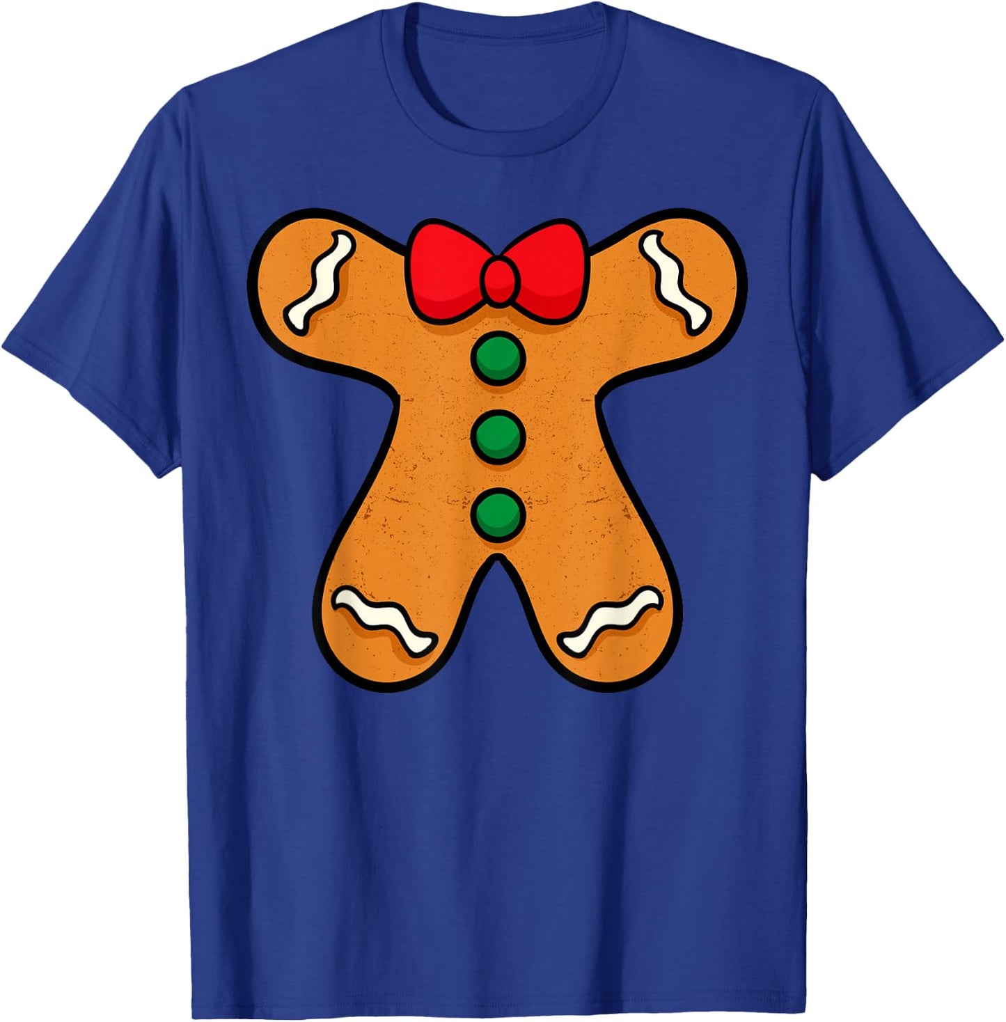 Gingerbread Man Body Costume for Halloween or Christmas T-Shirt - T-Shirt | Royal