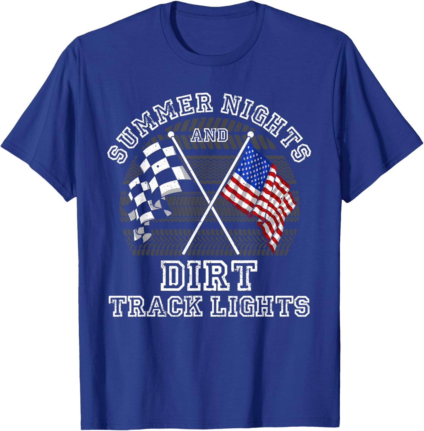 Funny Dirt Racing Gift Women Cool Dirt Track Racing T-Shirt - T-Shirt | Royal