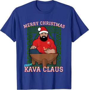 Merry Christmas from Kava Claus T-Shirt - T-Shirt | Royal