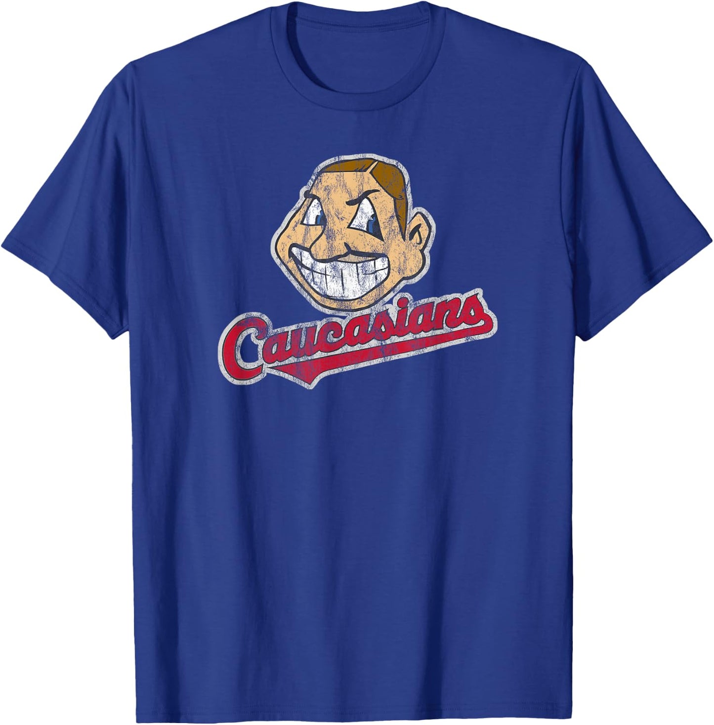 Caucasians THE ORIGINAL T-Shirt - T-Shirt | Royal
