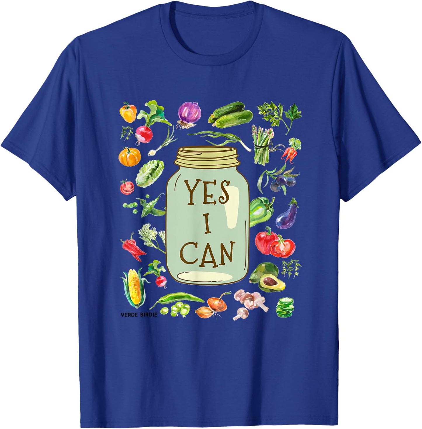 Yes I Can - Preserve Design for Horticulture T-Shirt - T-Shirt | Royal