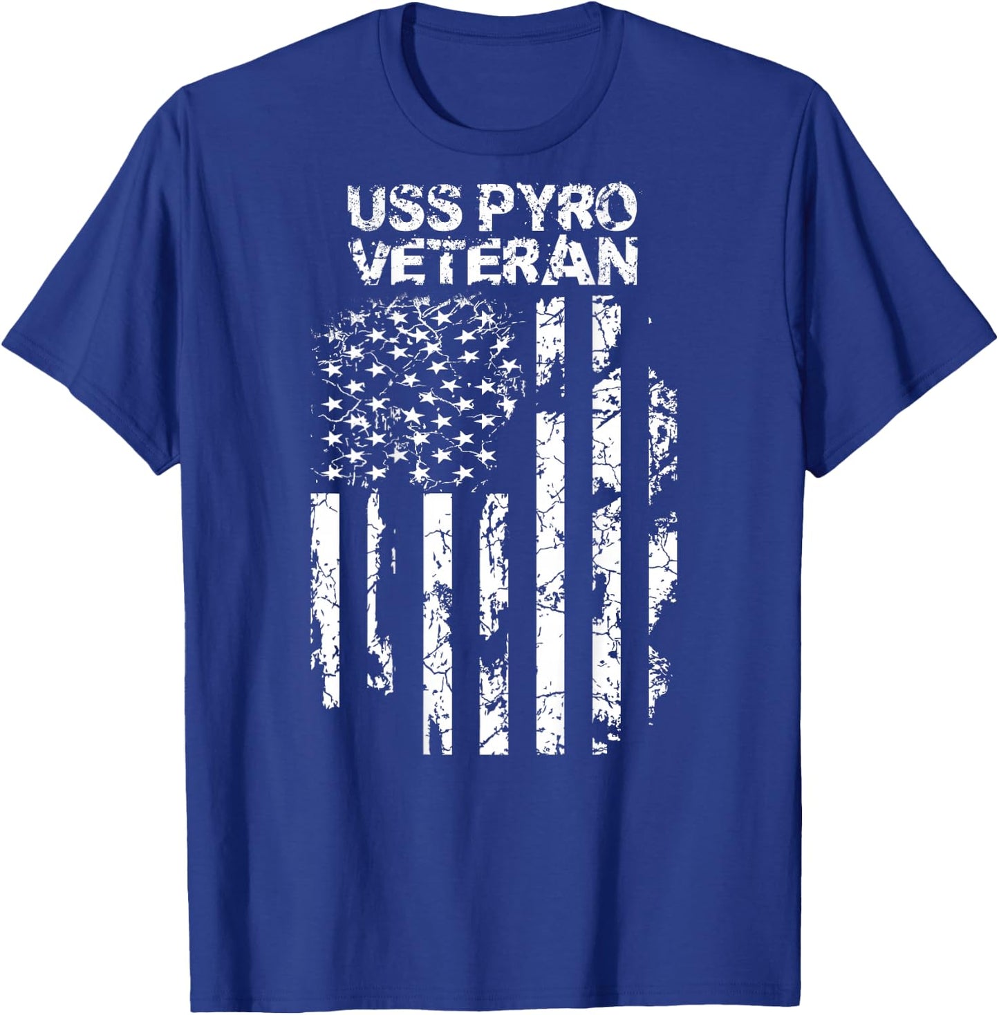 USS Pyro Veteran T-Shirt - T-Shirt | Royal